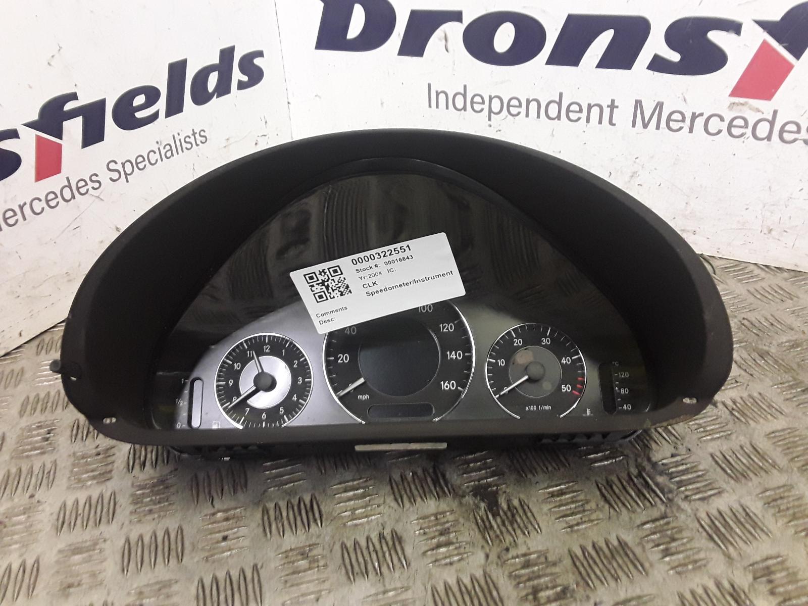 View Auto part Speedometer Mercedes Clk 2004