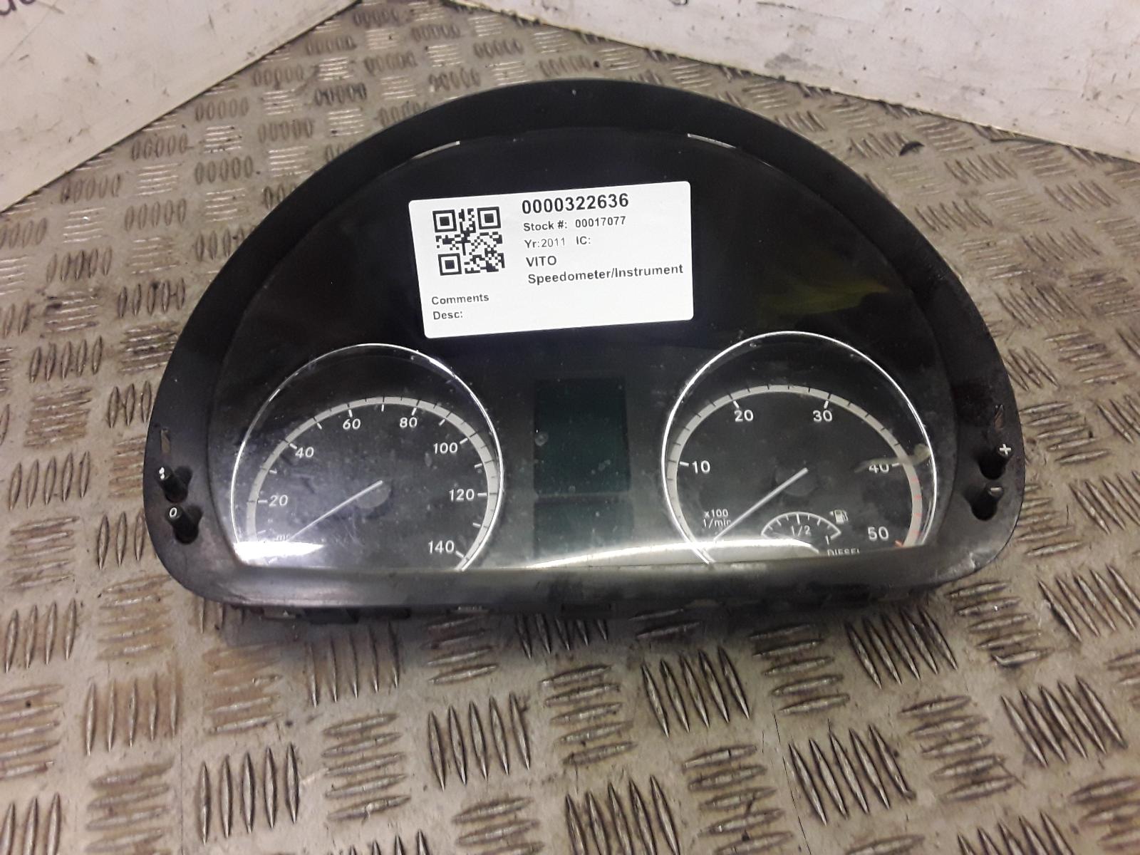 View Auto part Speedometer Mercedes Vito 2011
