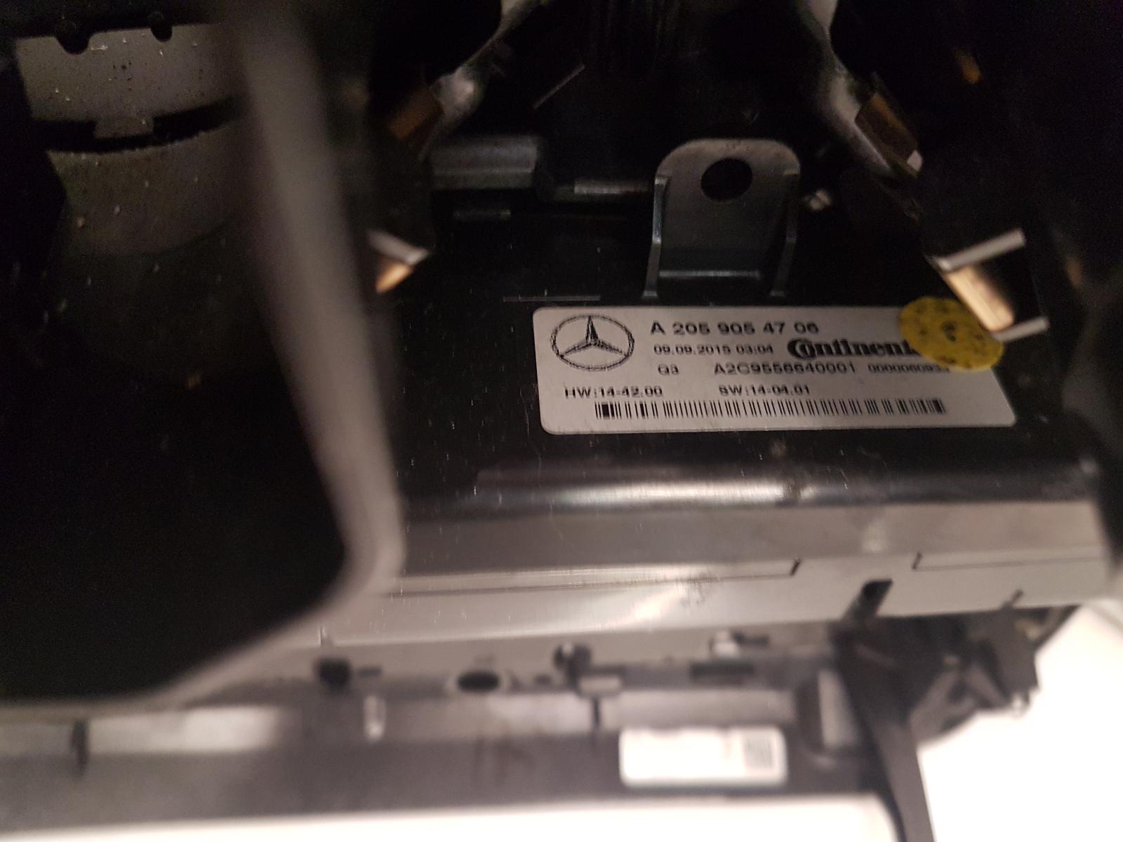 2015 Mercedes C Class Heater/AC Controller View Auto part Heater/AC Controller Mercedes C Class 2015