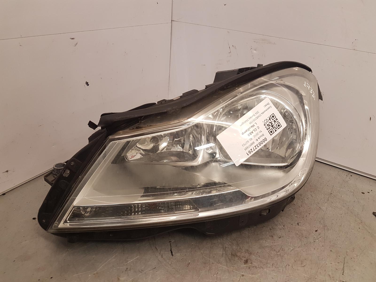 View Auto part L Headlamp Mercedes C Class 2012