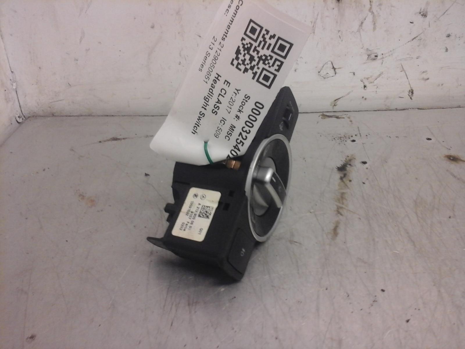 View Auto part Headlight Switch Mercedes E Class 2015