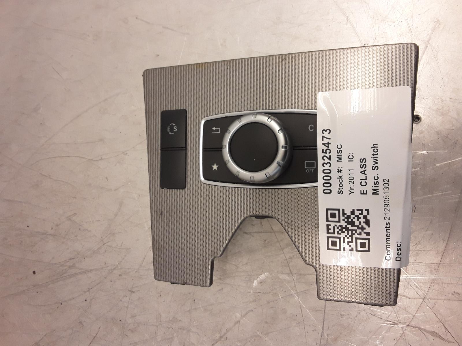 View Auto part Misc Switch Mercedes E Class 2011