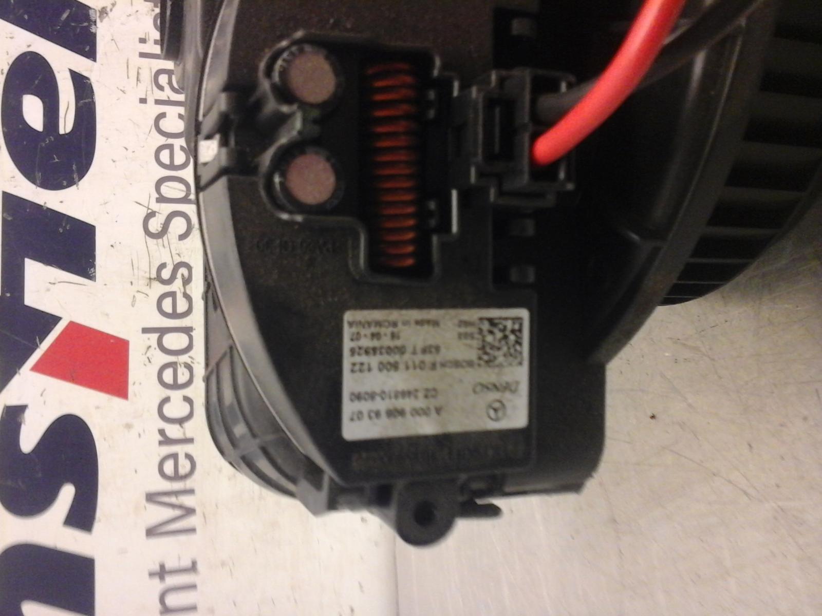 2017 Mercedes Sprinter Heater Motor/Assembly View Auto part Heater Motor/Assembly Mercedes Sprinter 2017