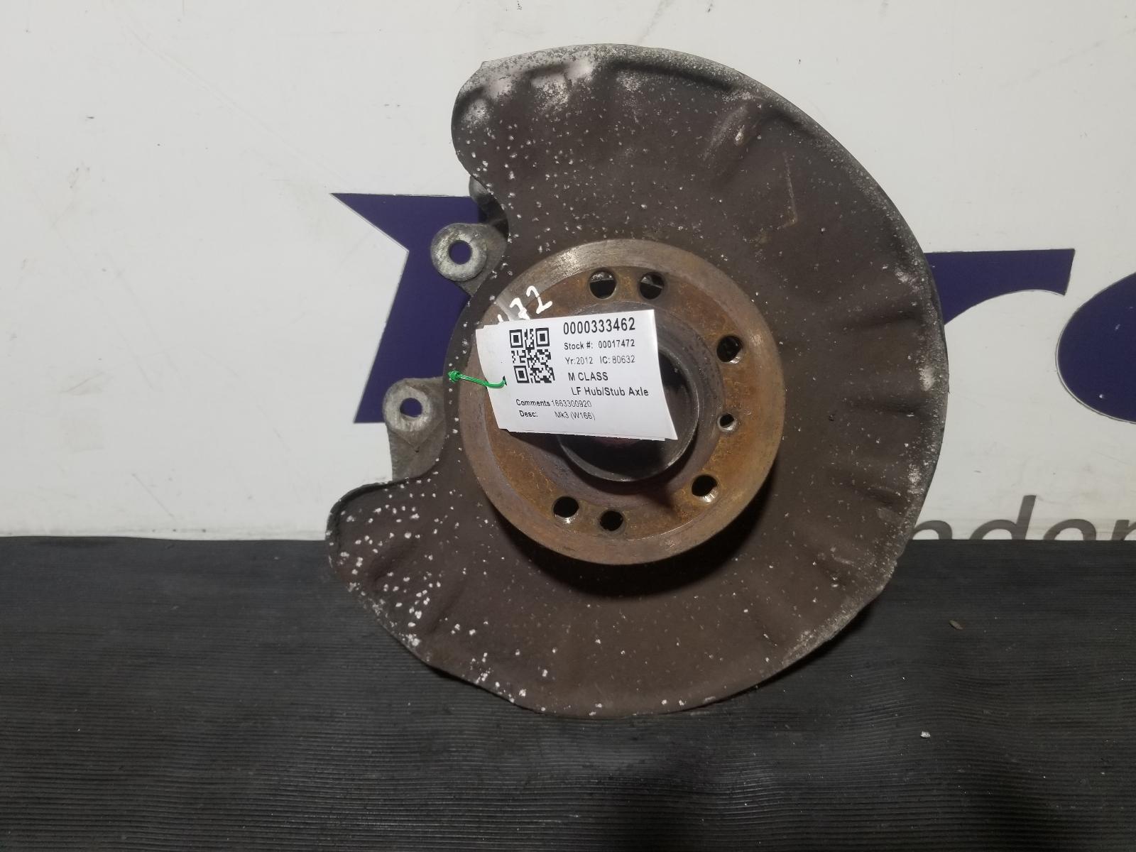 View Auto part LF Hub/Stub Axle Assembly Mercedes M Class 2012