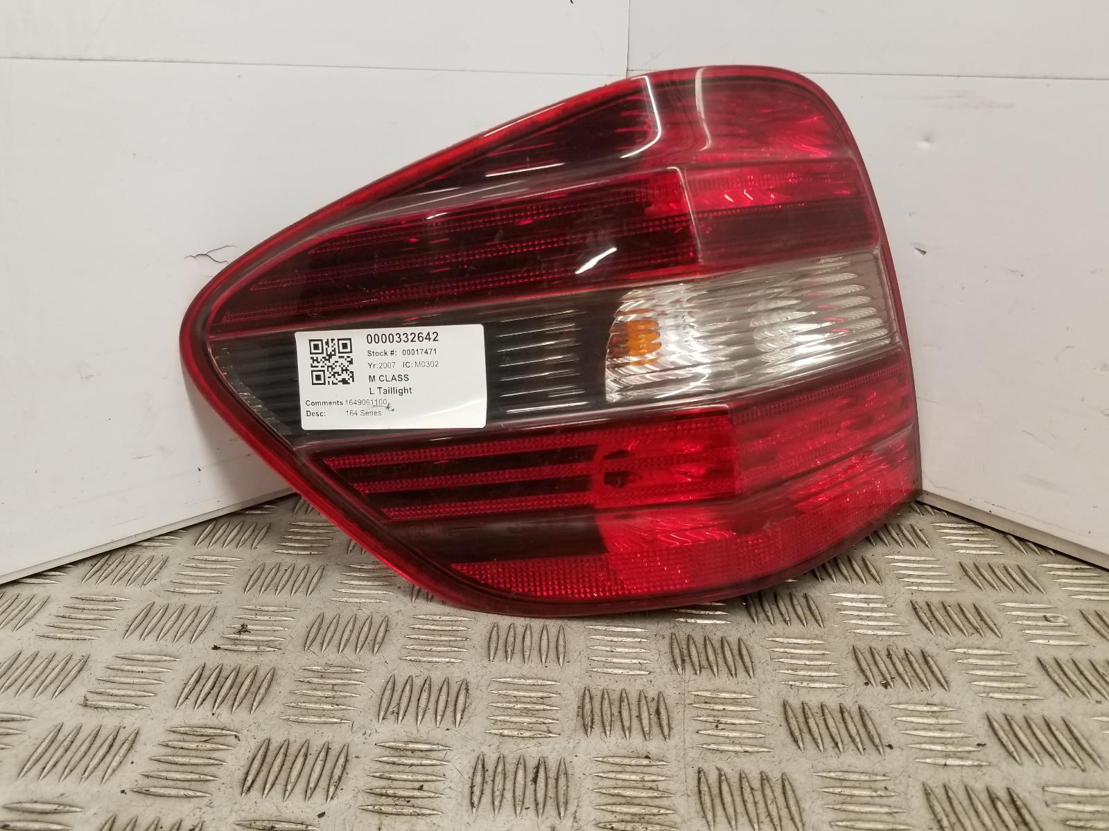 View Auto part L Taillight Mercedes M Class 2007