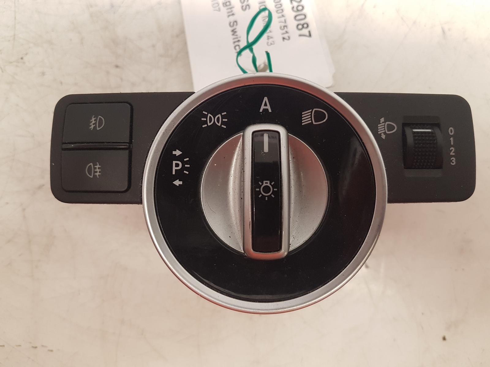 View Auto part Headlight Switch Mercedes C Class 2010