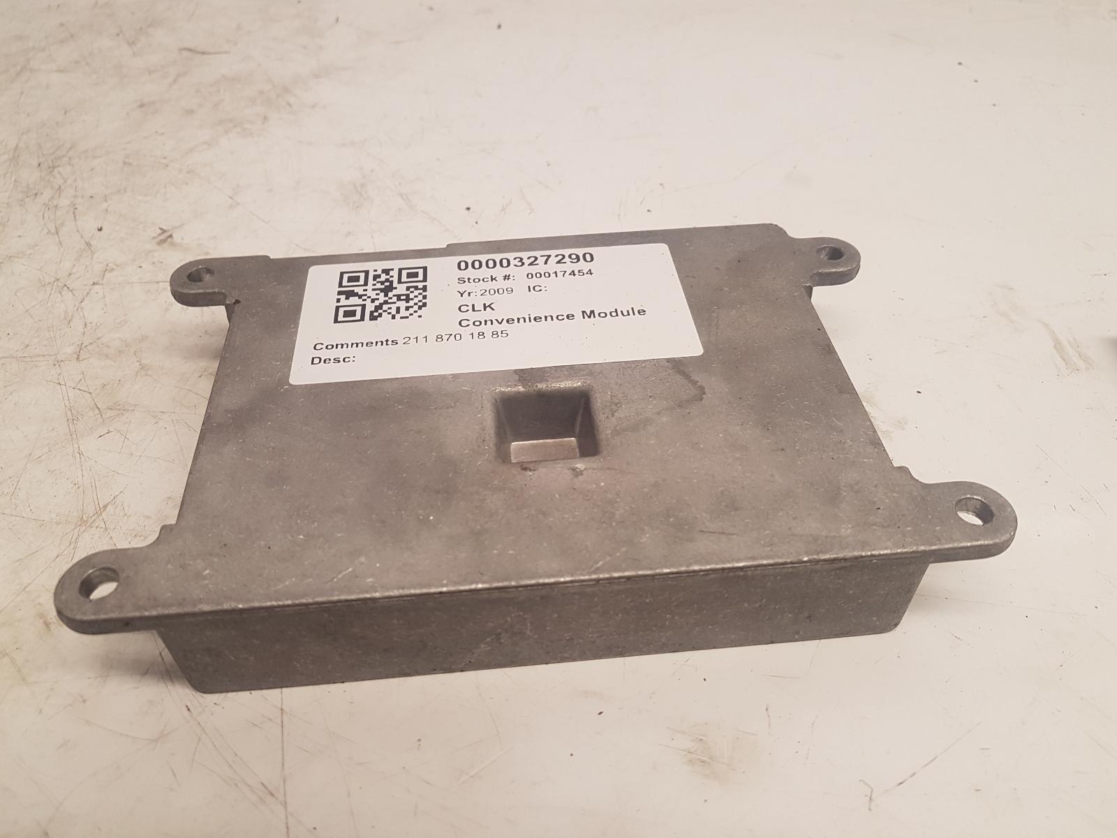View Auto part Convenience Module Mercedes Clk 2009