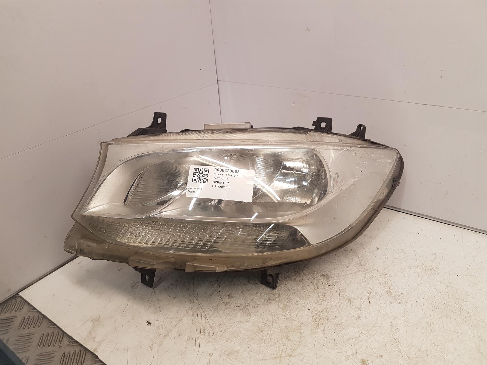 View Auto part L Headlamp Mercedes Sprinter 2020