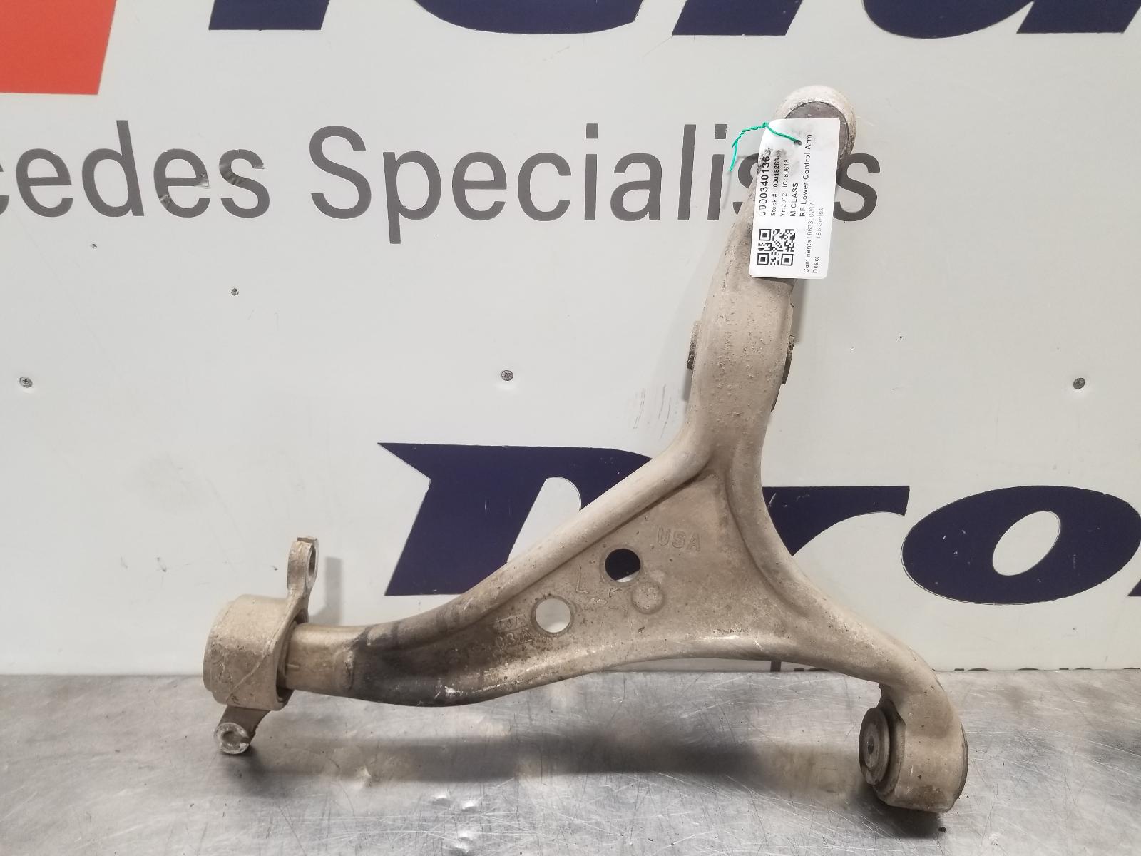 View Auto part RF Lower Control Arm Mercedes M Class 2012