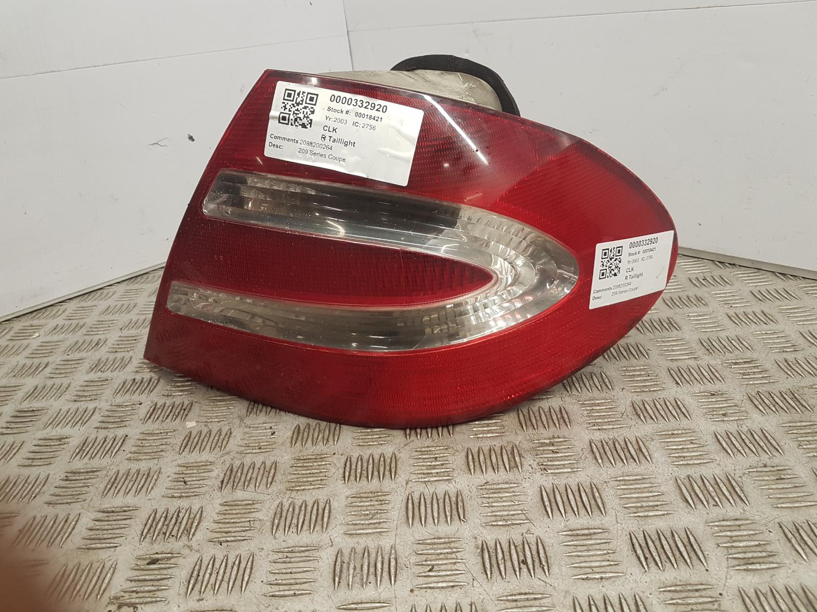 View Auto part R Taillight Mercedes Clk 2003