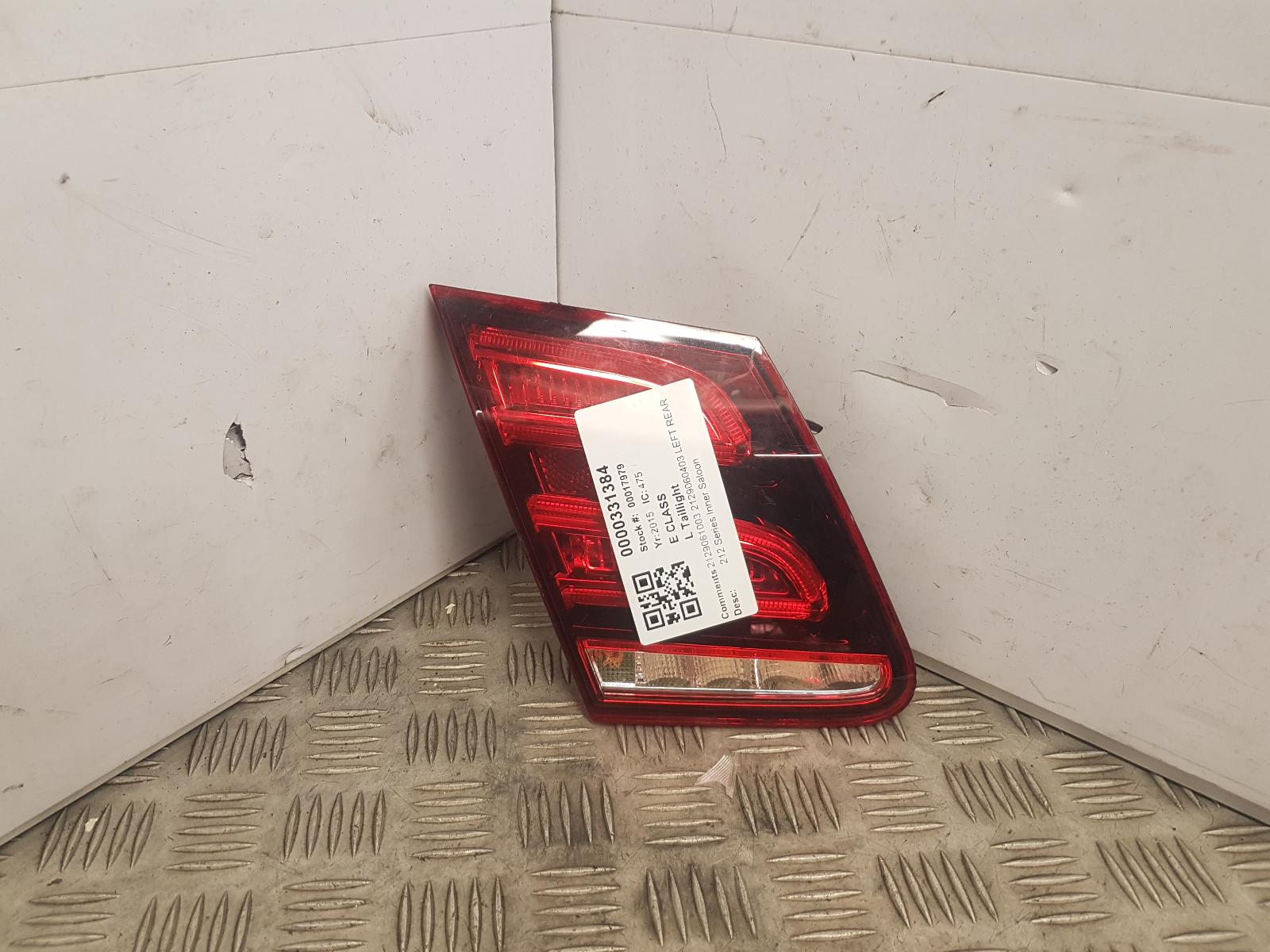 View Auto part L Taillight Mercedes E Class 2015