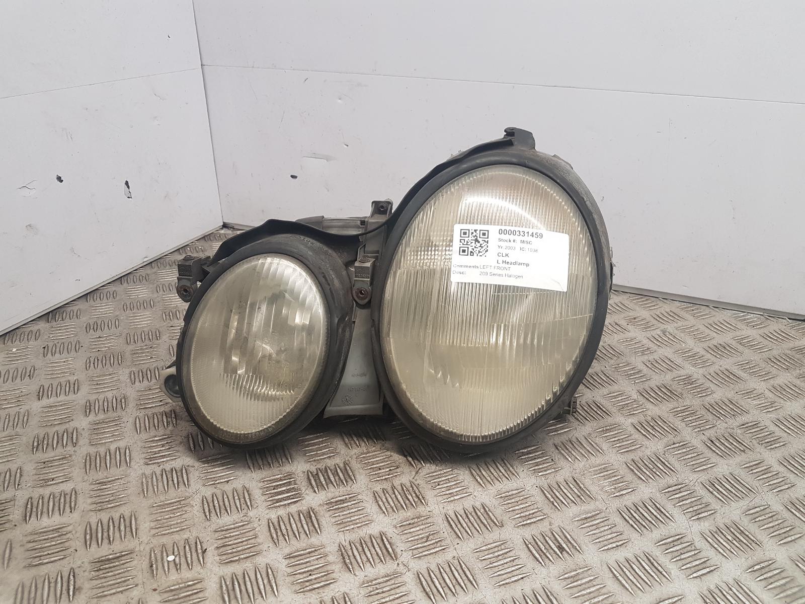 View Auto part L Headlamp Mercedes Clk 2003