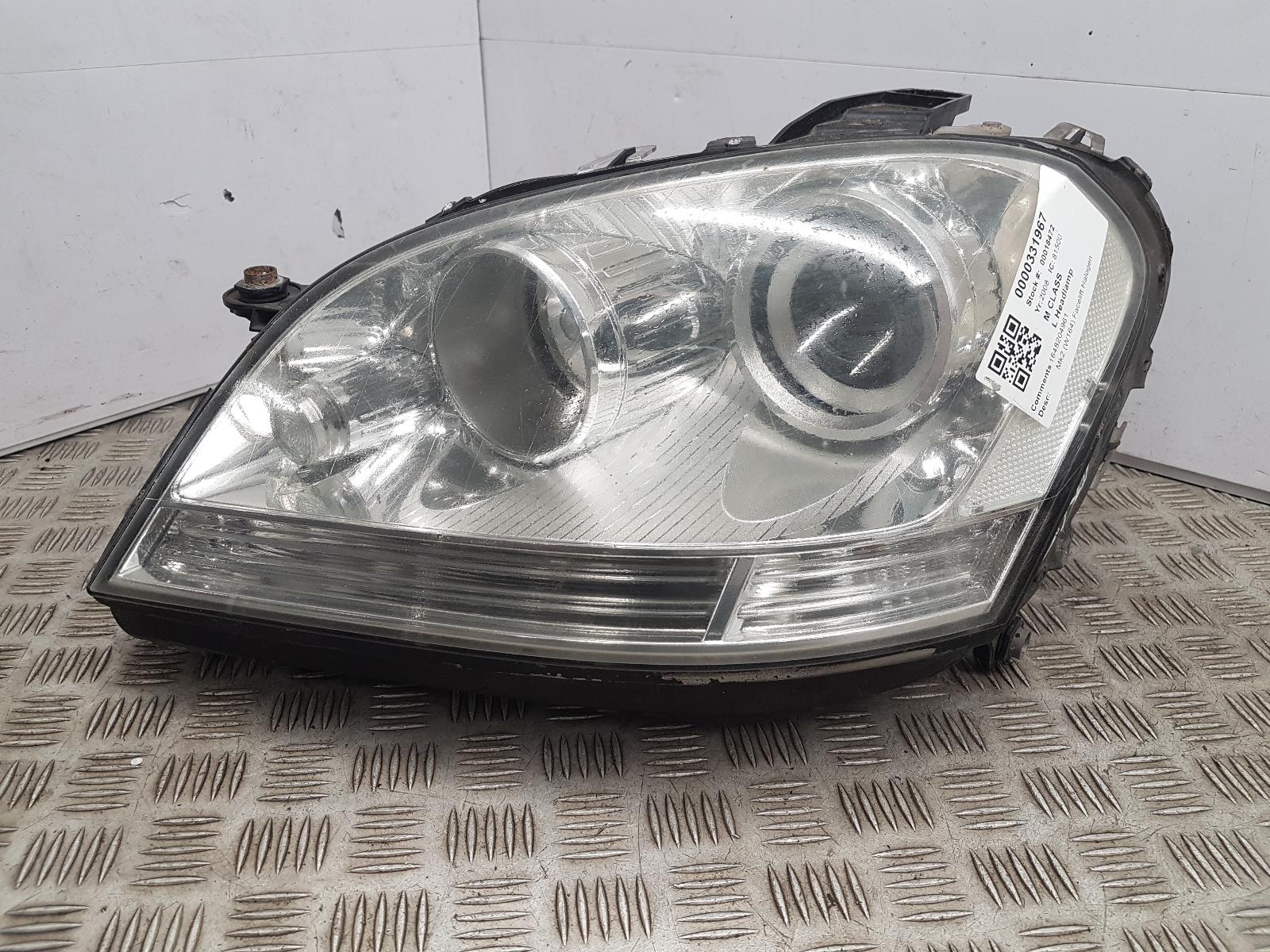 View Auto part L Headlamp Mercedes M Class 2008