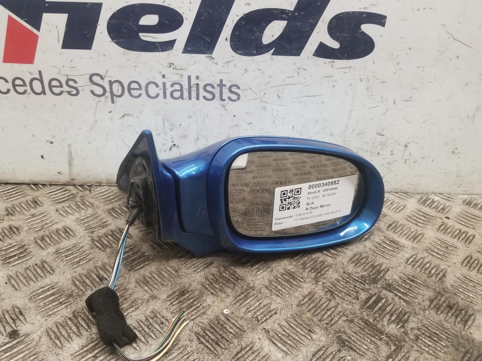 View Auto part R Door Mirror Mercedes Slk 2002