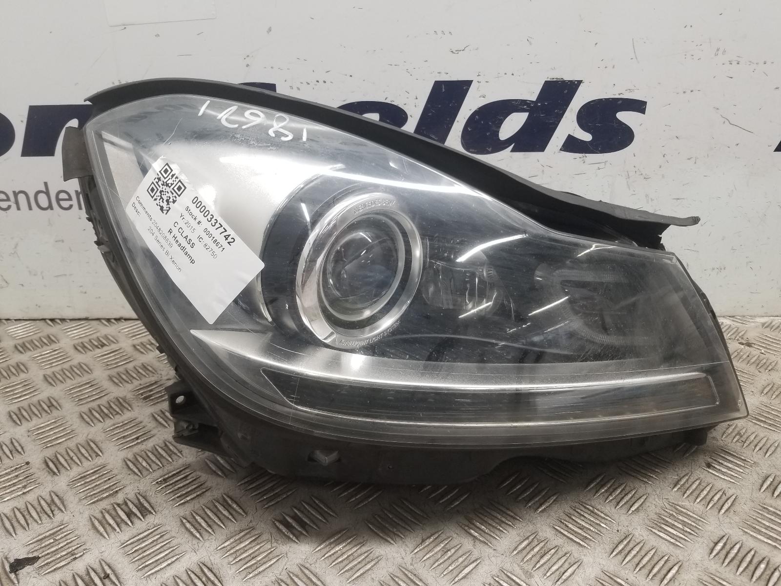 View Auto part R Headlamp Mercedes C Class 2015