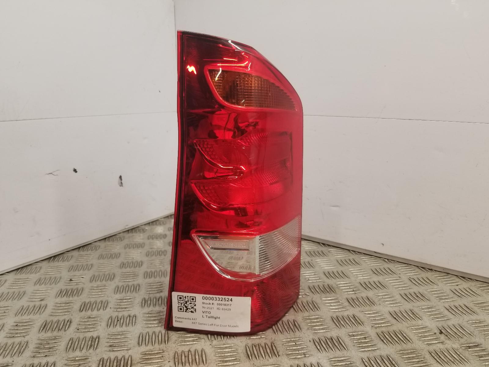 View Auto part L Taillight Mercedes Vito 2021