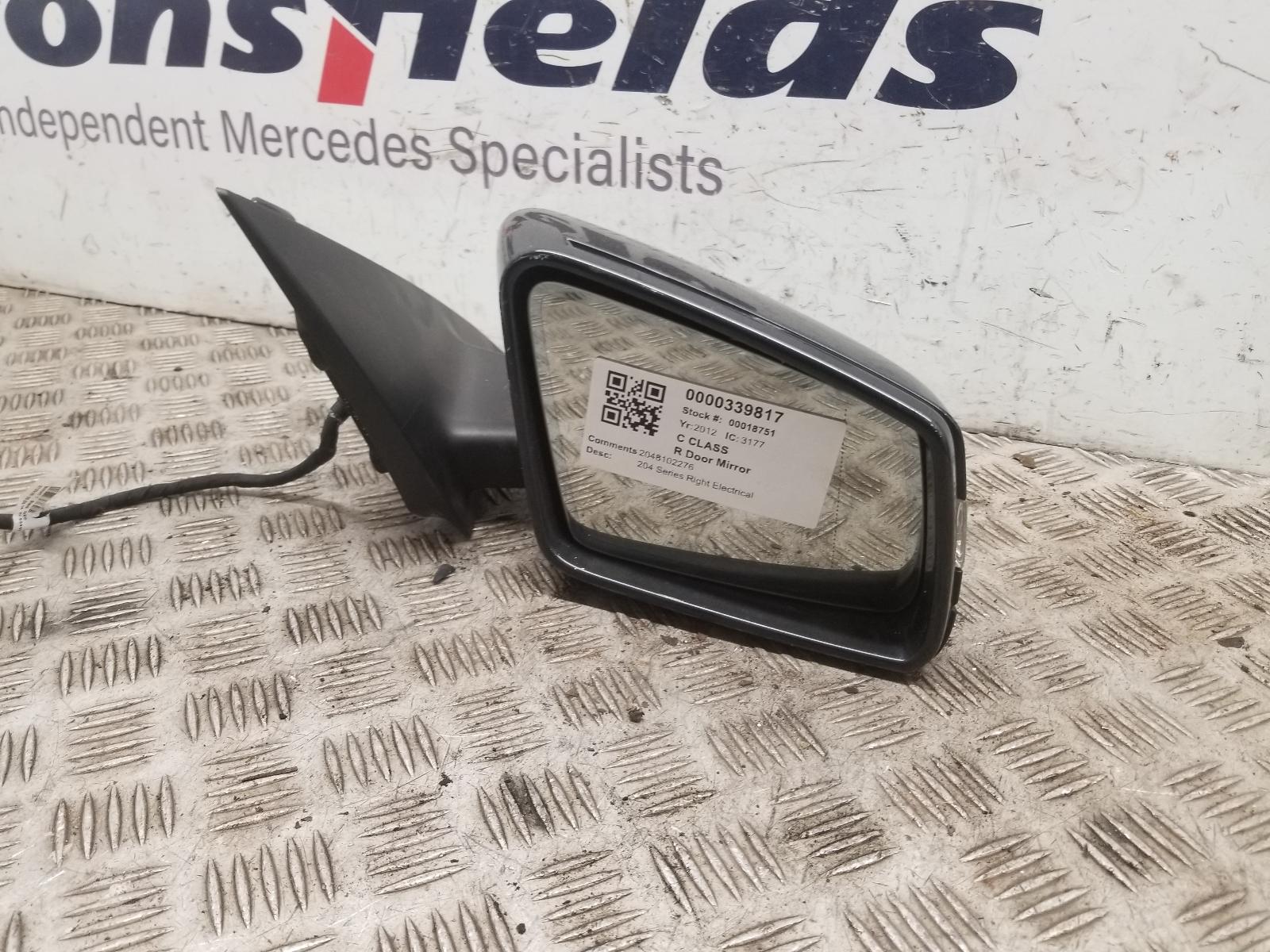 View Auto part R Door Mirror Mercedes C Class 2012