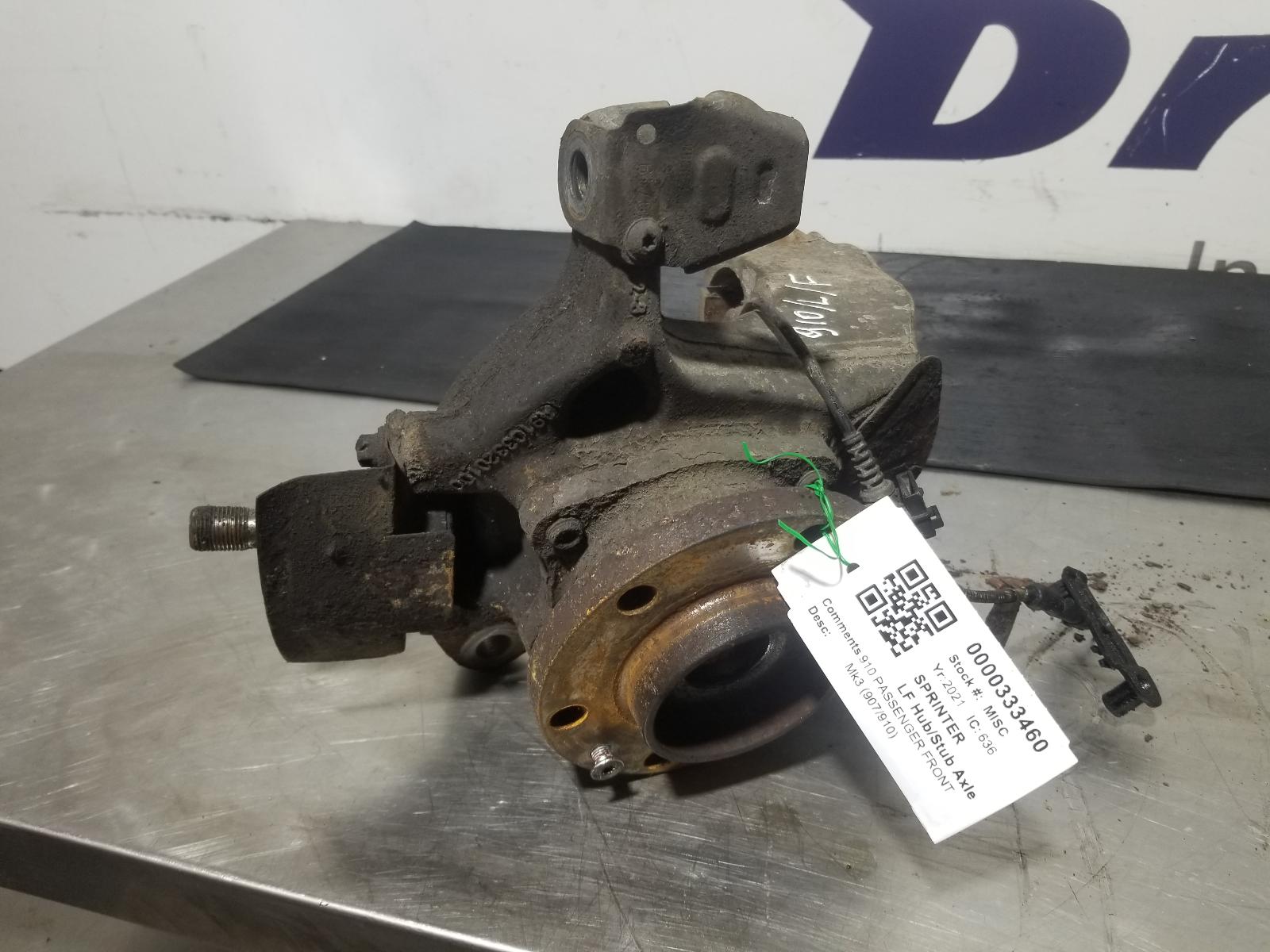 View Auto part LF Hub/Stub Axle Assembly Mercedes Sprinter 2021
