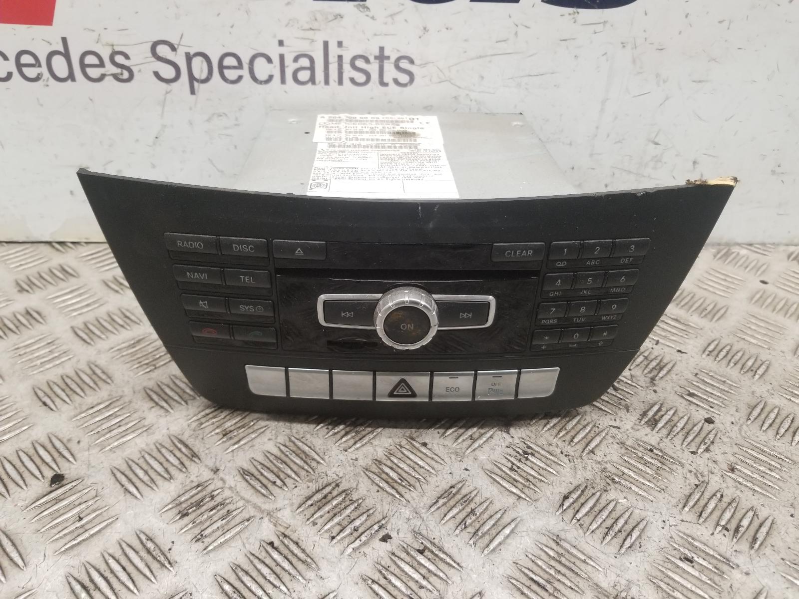 View Auto part A/V Equipment Mercedes C Class 2012