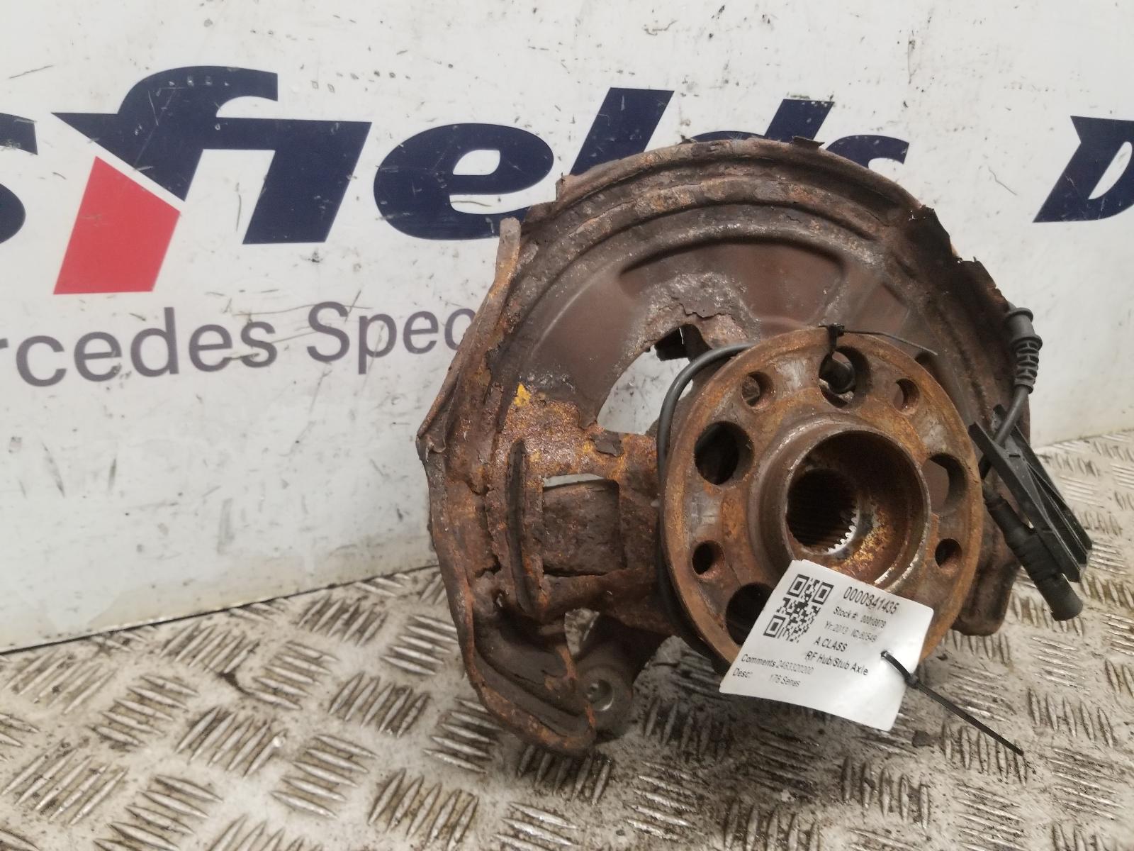 2013 Mercedes A Class RF Hub/Stub Axle Assembly View Auto part RF Hub/Stub Axle Assembly Mercedes A Class 2013