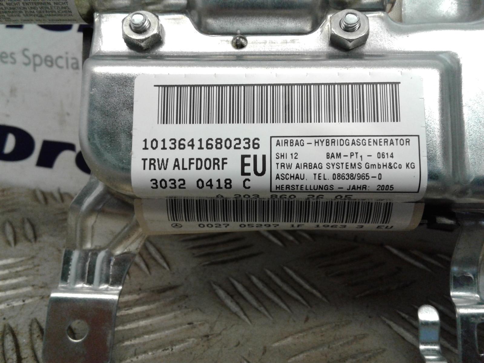 1900 Mercedes C Class R Air Bag View Auto part R Air Bag Mercedes C Class 1900