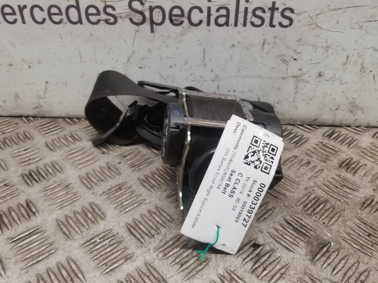 View Auto part Seat Belt Mercedes C Class 2014