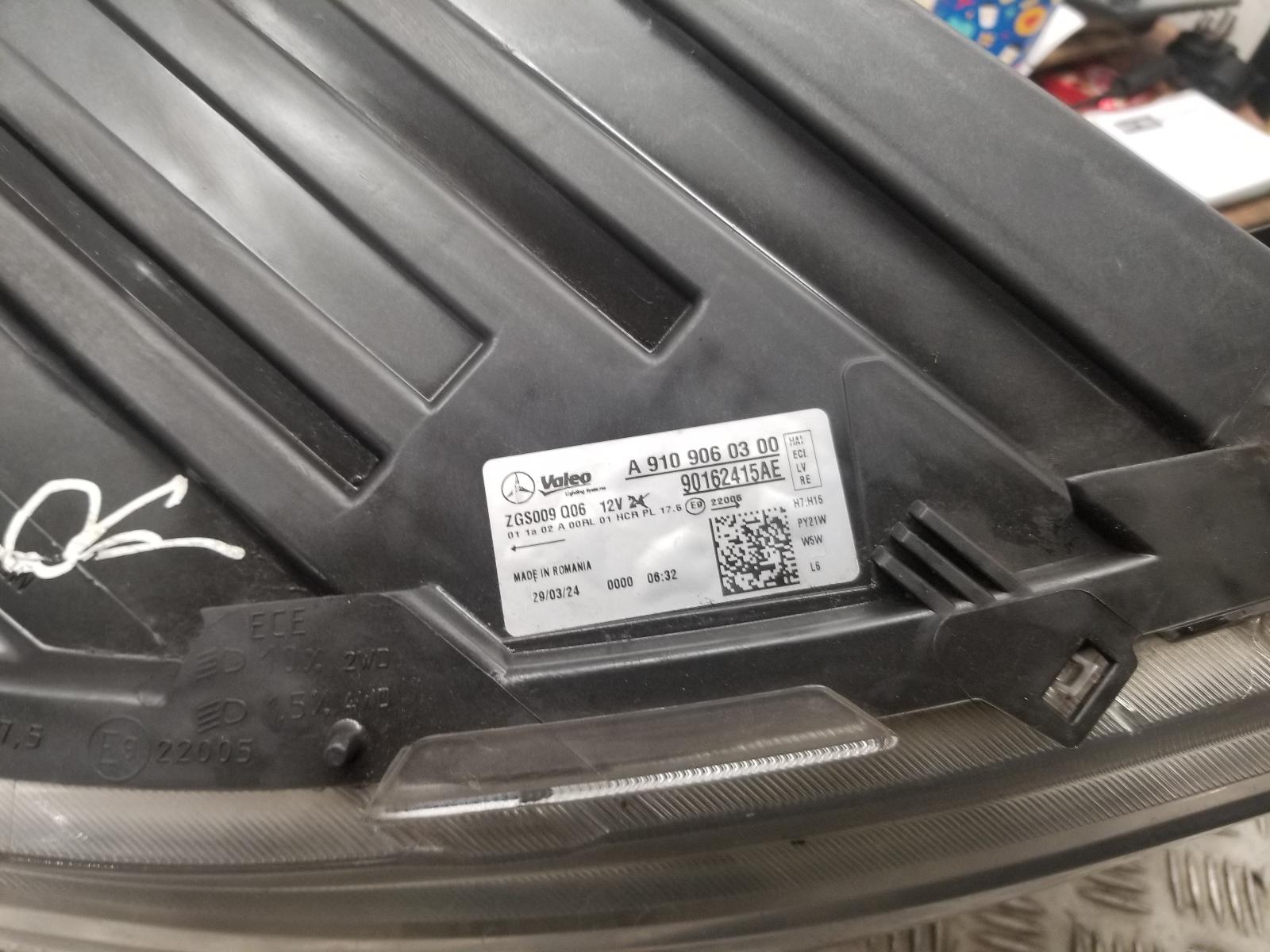 View Auto part R Headlamp Mercedes Sprinter 2022