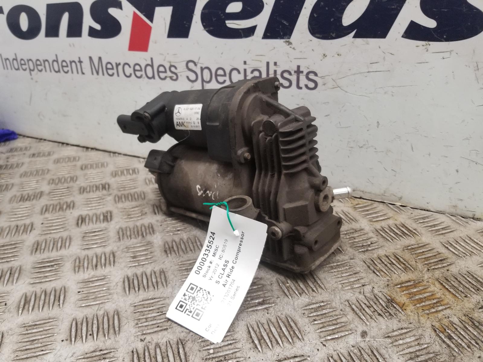 View Auto part Air Ride Compressor Mercedes S Class 2012