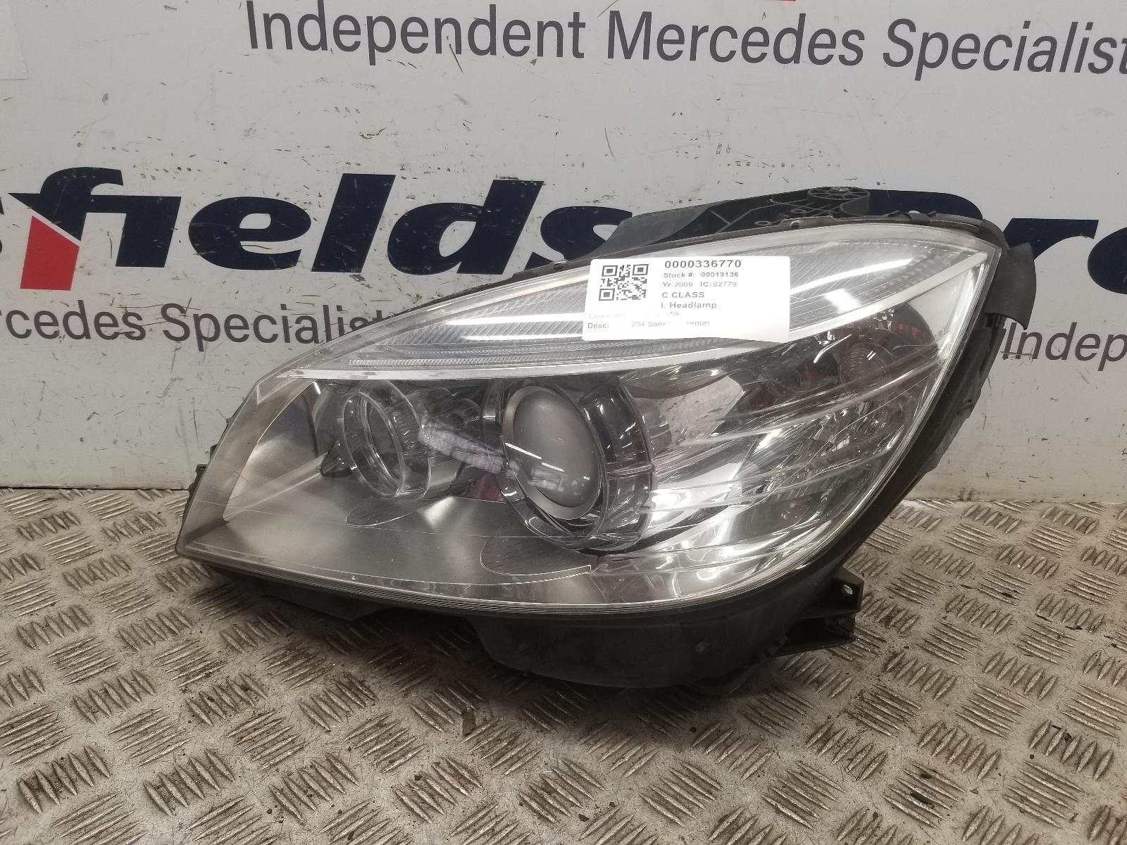 View Auto part L Headlamp Mercedes C Class 2009
