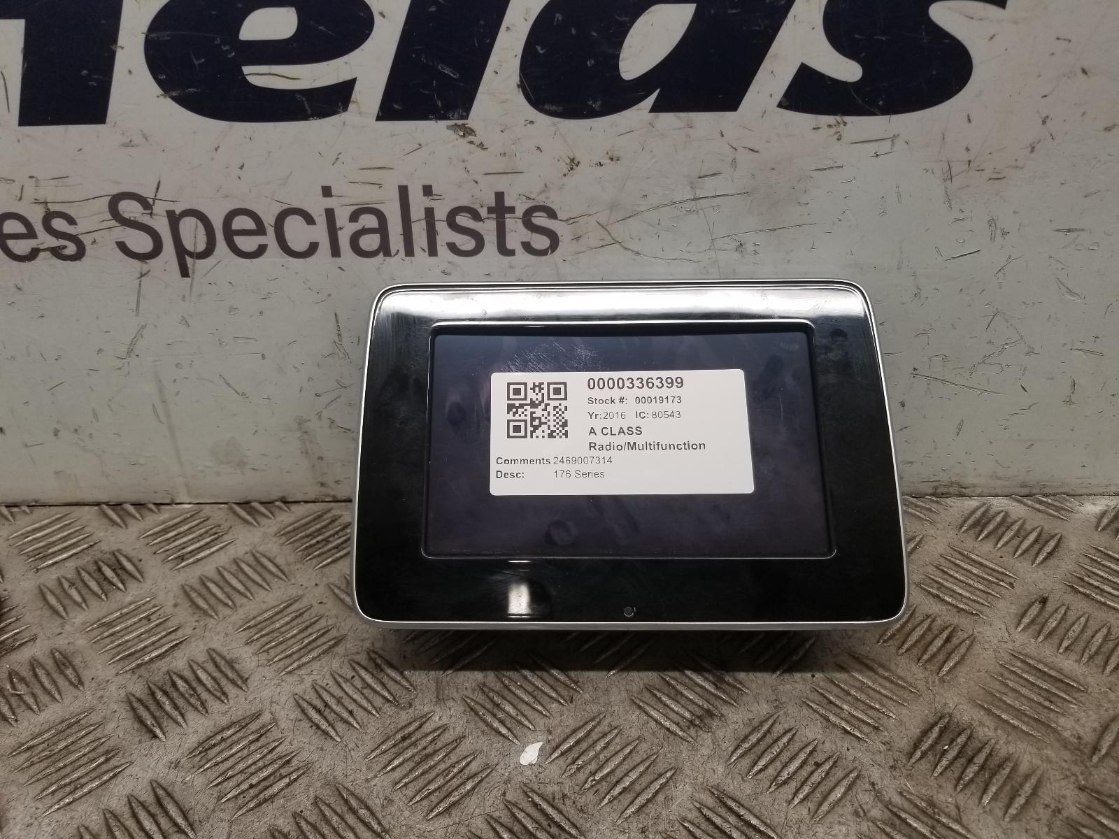 View Auto part Radio Display Mercedes A Class 2016