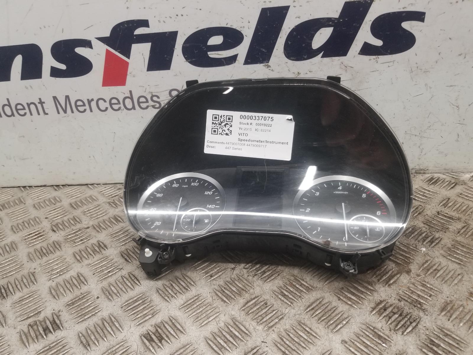 View Auto part Speedometer Mercedes Vito 2015