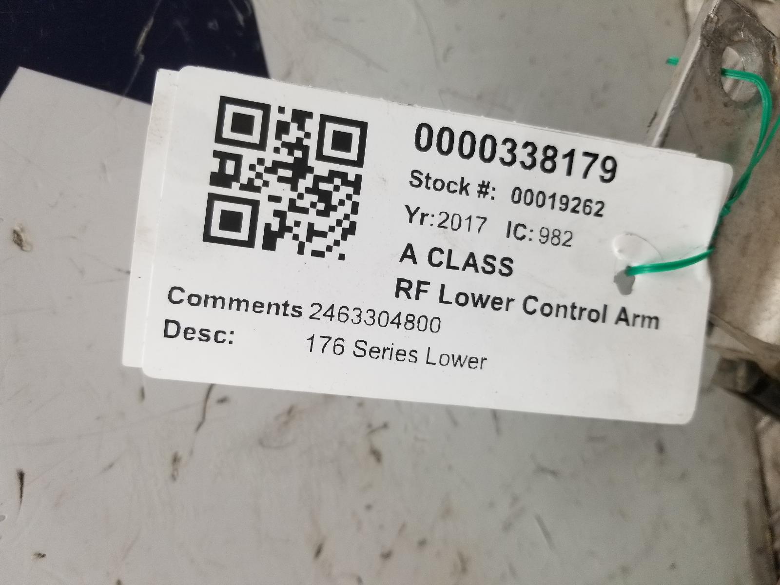 View Auto part RF Lower Control Arm Mercedes A Class 2017
