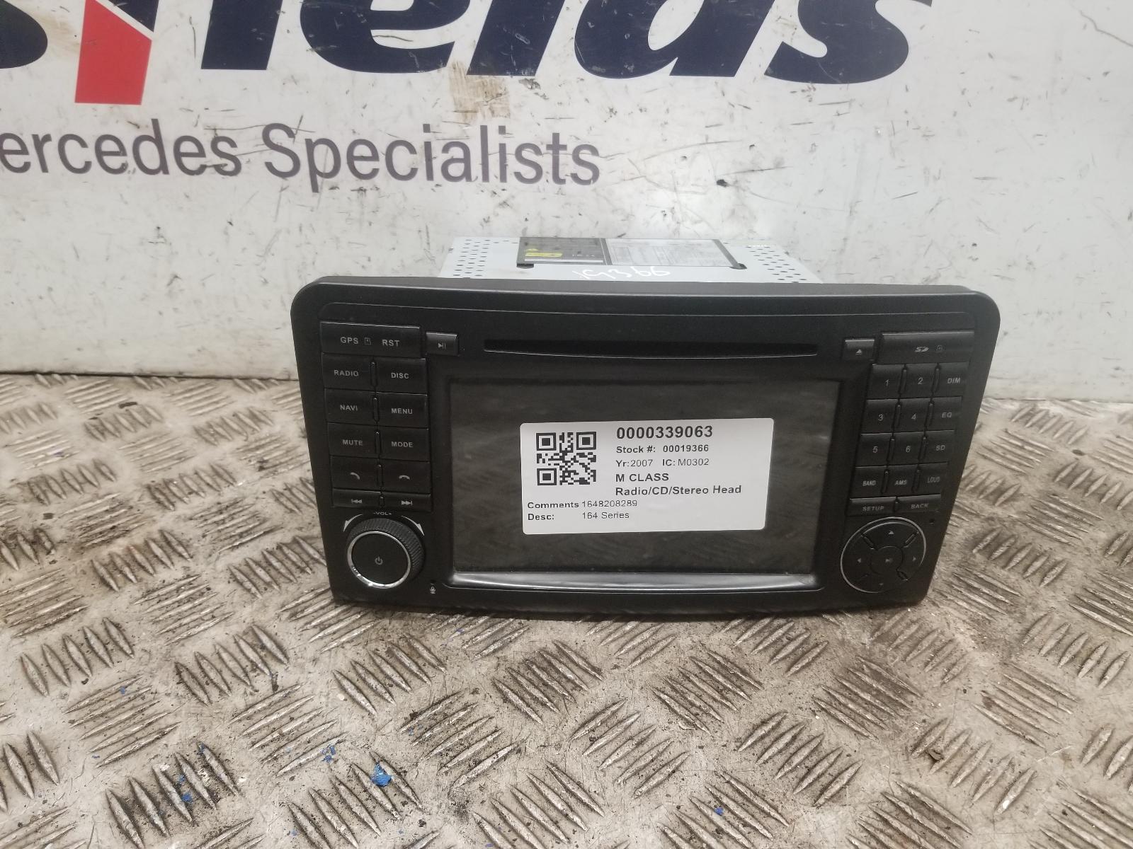 View Auto part A/V Equipment Mercedes M Class 2007
