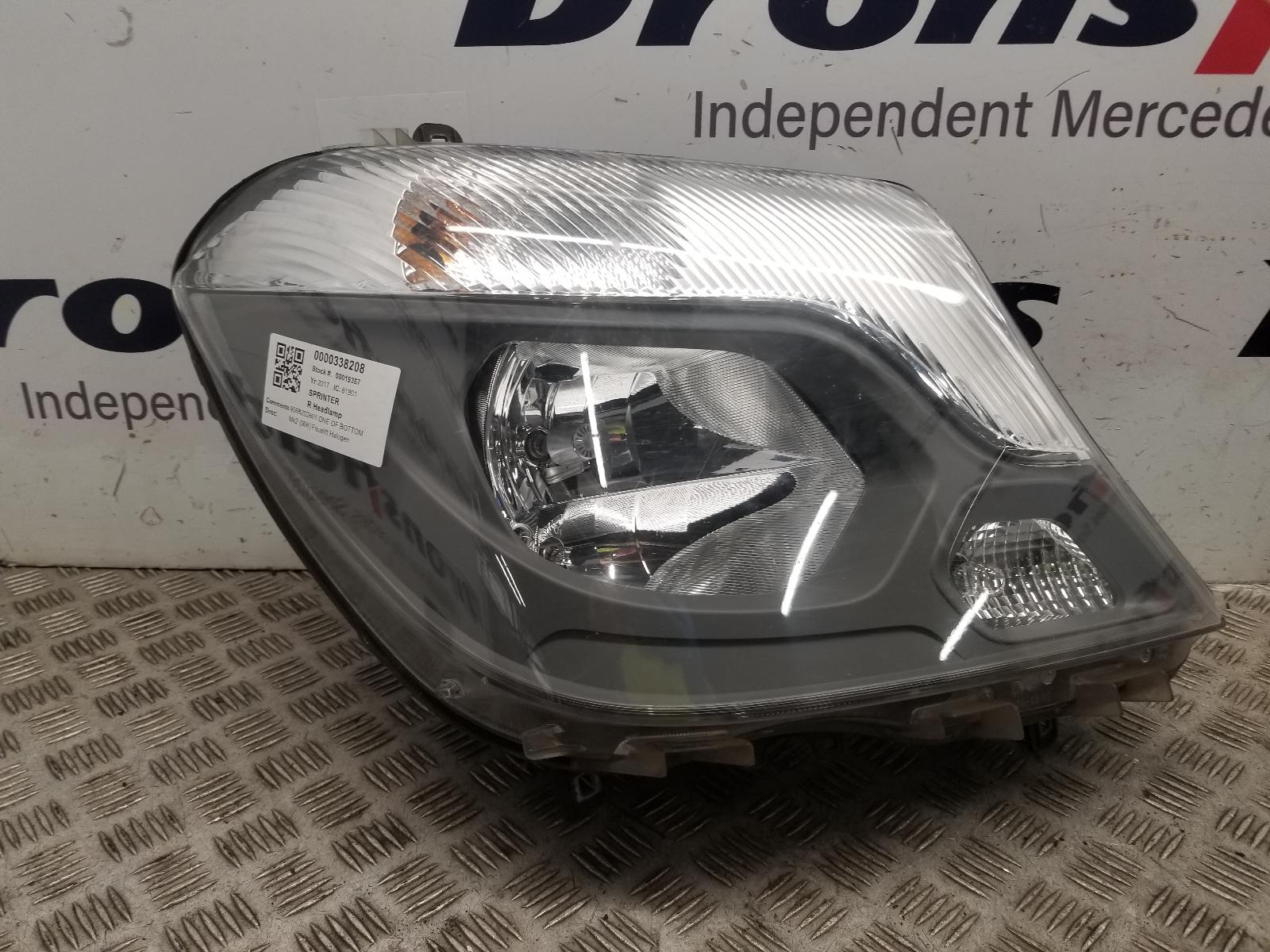 View Auto part R Headlamp Mercedes Sprinter 2017
