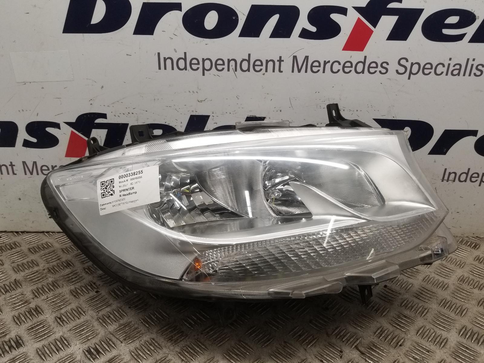 View Auto part R Headlamp Mercedes Sprinter 2021