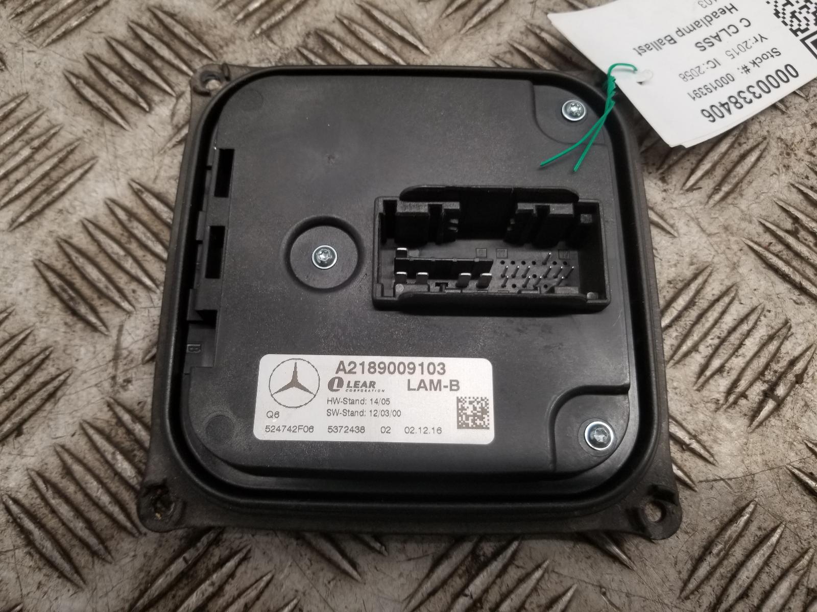 View Auto part Headlamp Ballast Mercedes C Class 2015