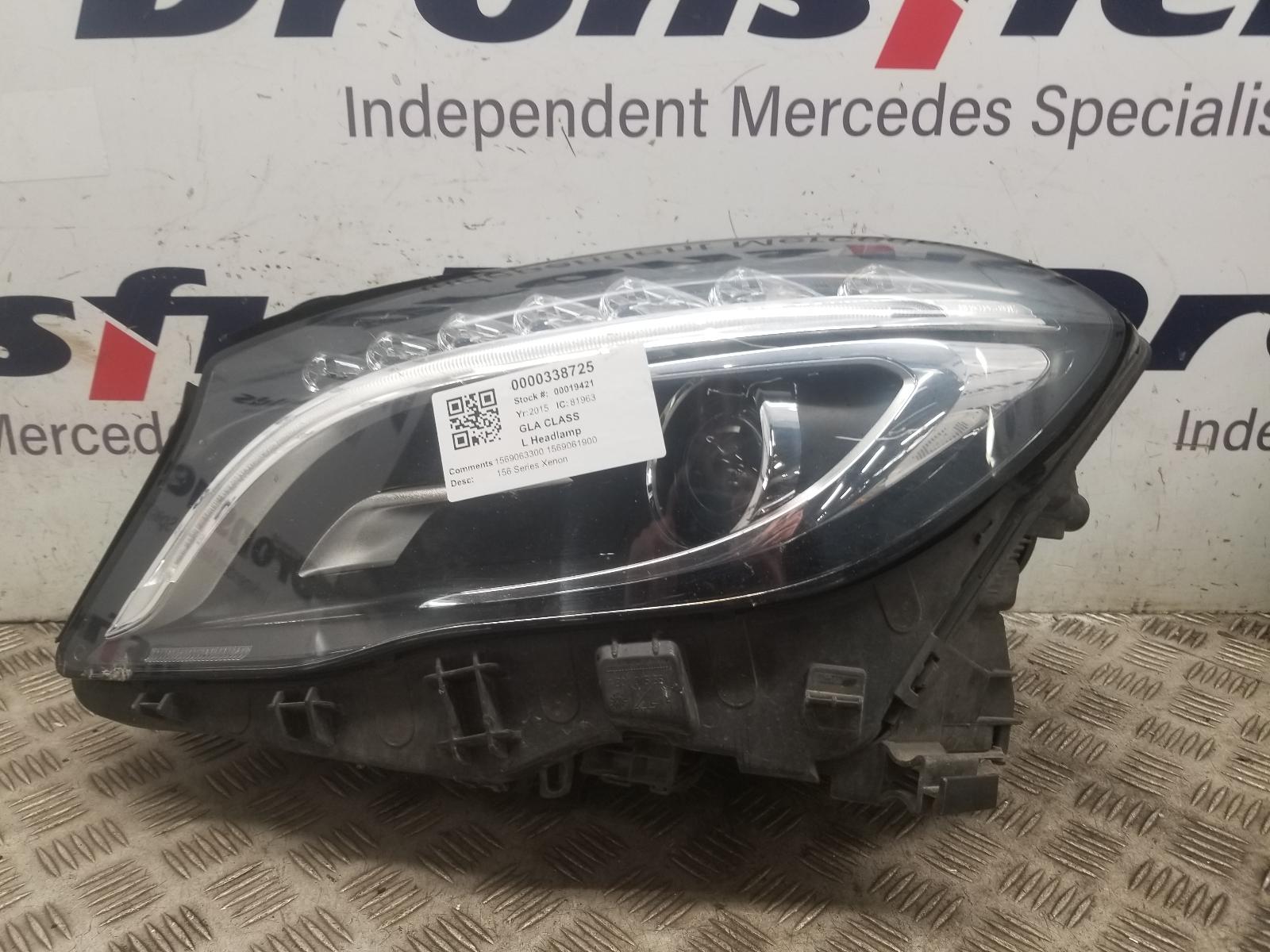 View Auto part L Headlamp Mercedes Gla Class 2015