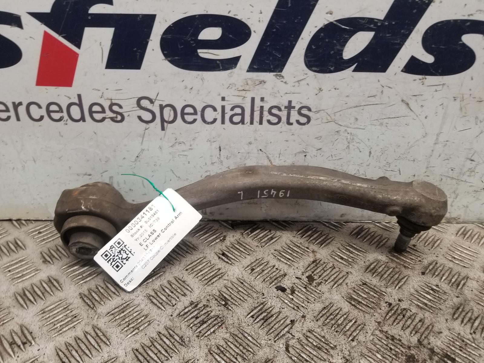 View Auto part LF Lower Control Arm Mercedes E Class 2015