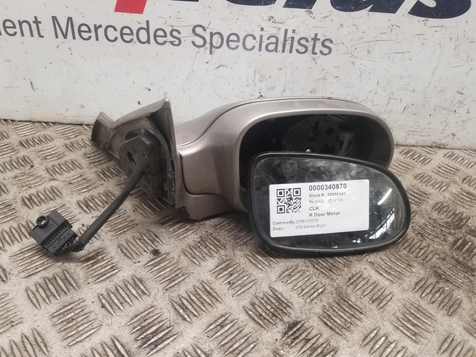 View Auto part R Door Mirror Mercedes Clk 2006