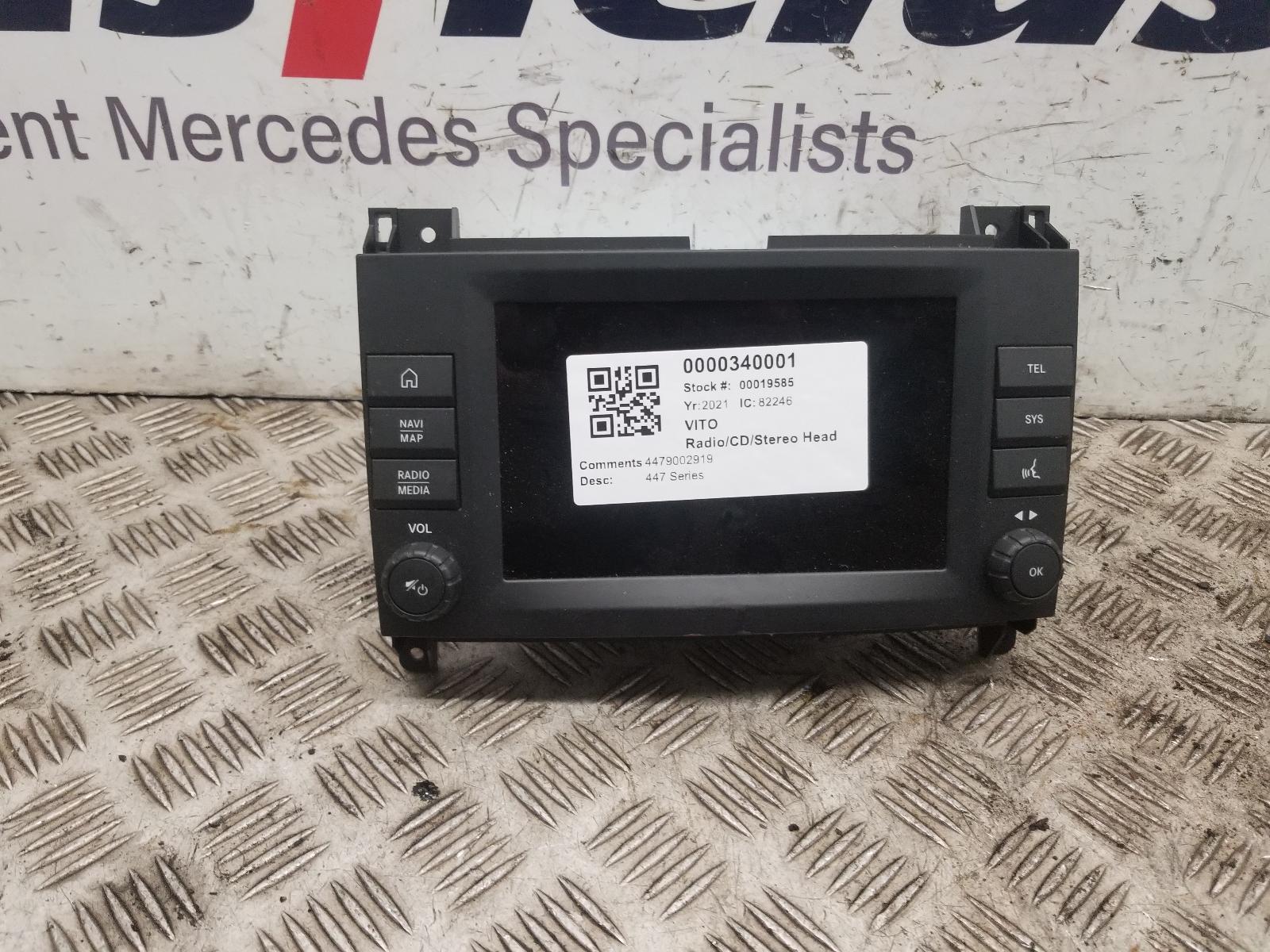 View Auto part A/V Equipment Mercedes Vito 2021