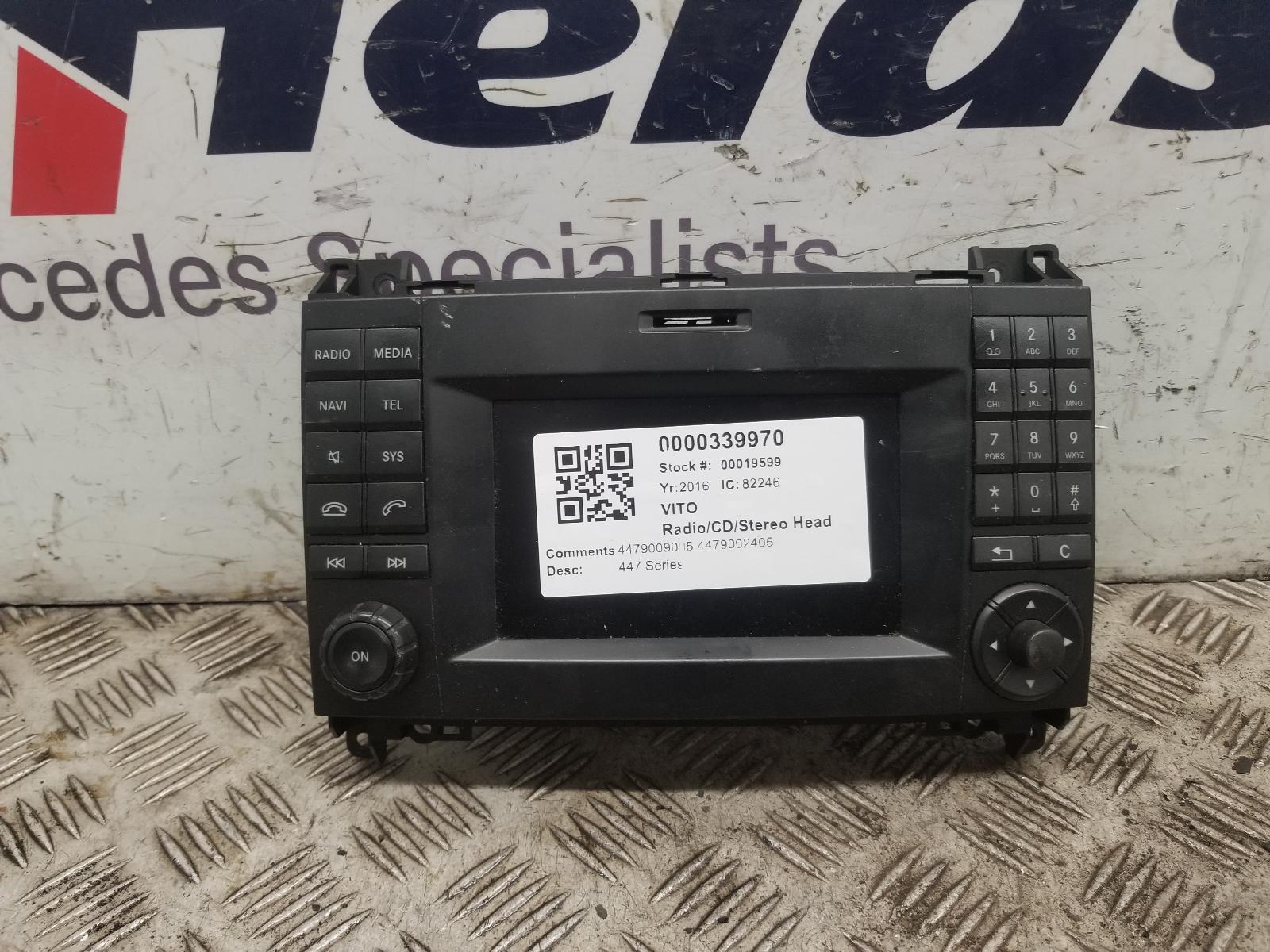 View Auto part A/V Equipment Mercedes Vito 2016