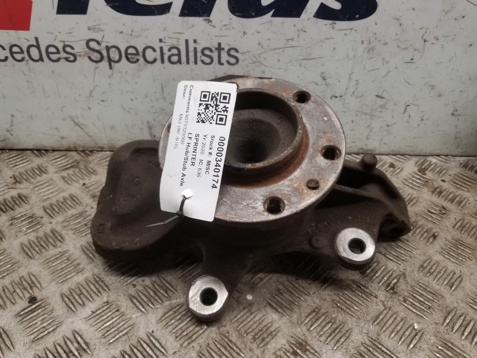 View Auto part LF Hub/Stub Axle Assembly Mercedes Sprinter 2020