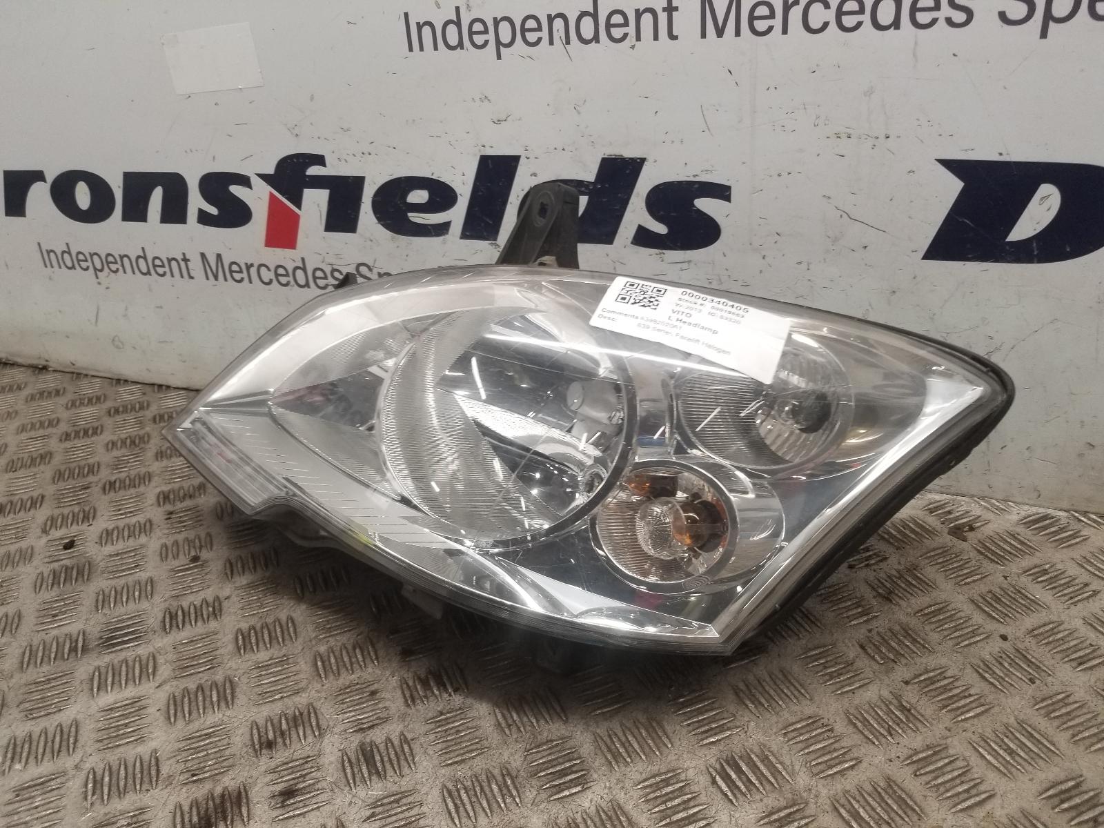 View Auto part L Headlamp Mercedes Vito 2013