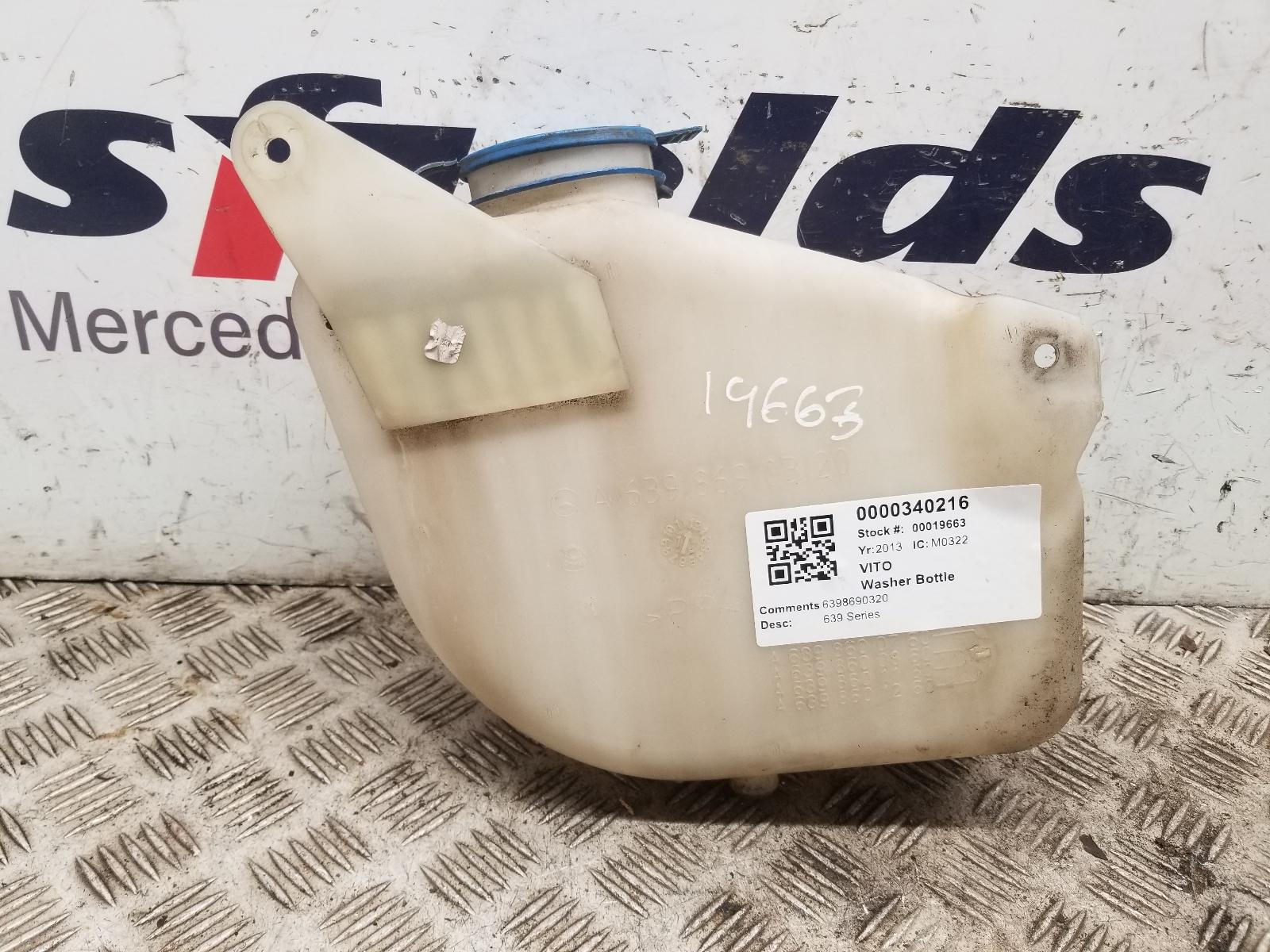 View Auto part Washer Bottle Mercedes Vito 2013