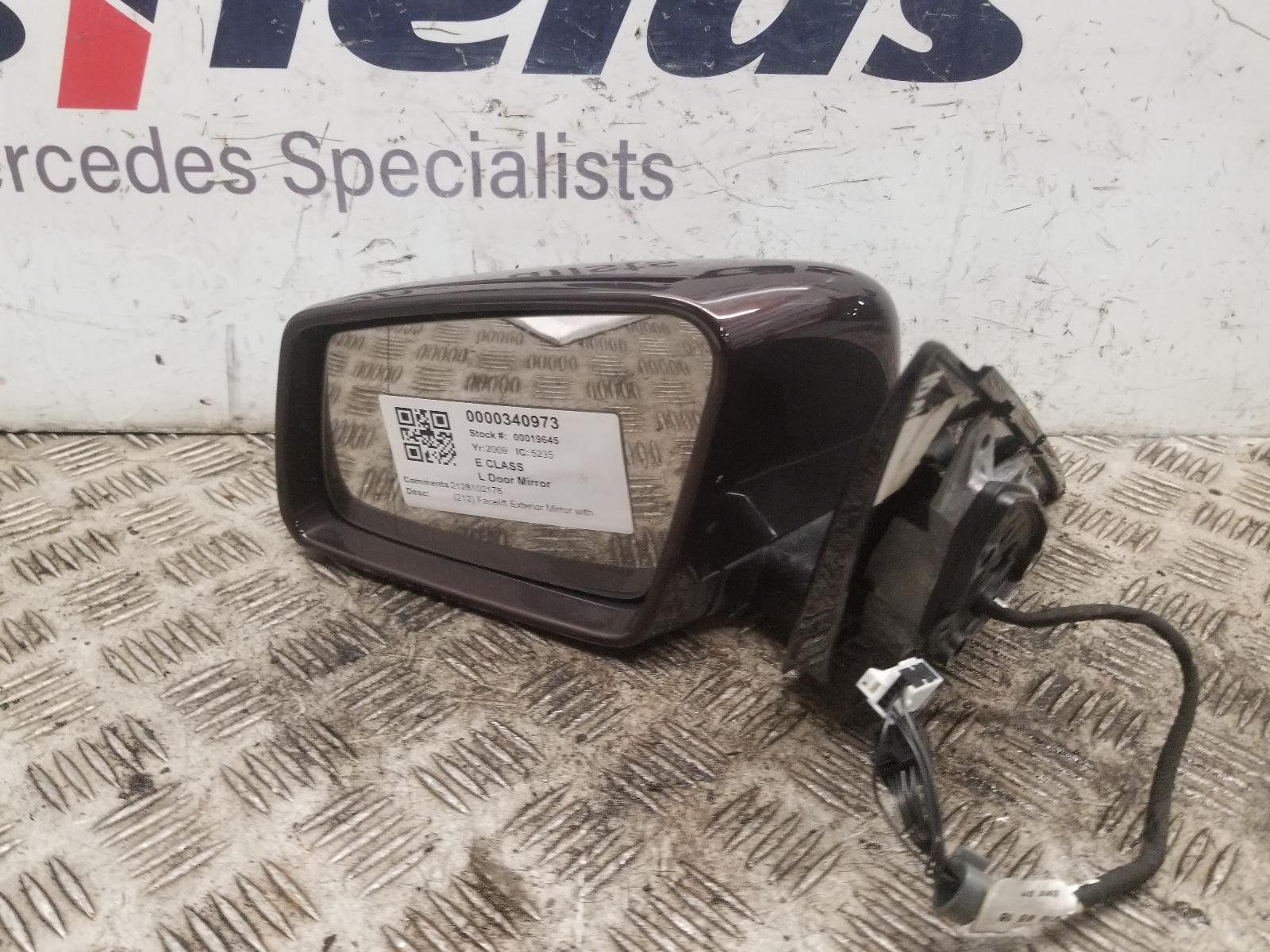 View Auto part L Door Mirror Mercedes E Class 2009