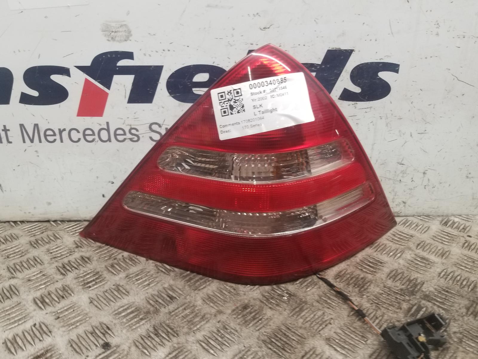 View Auto part L Taillight Mercedes Slk 2002