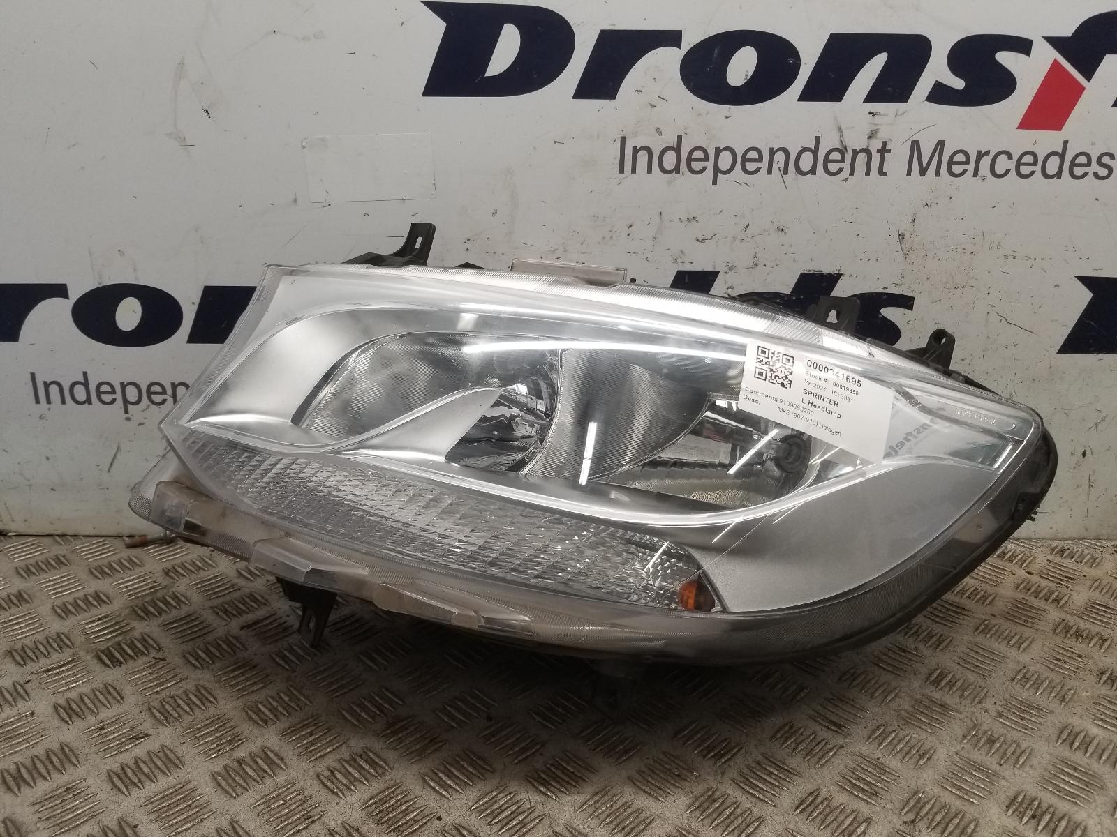 View Auto part L Headlamp Mercedes Sprinter 2021