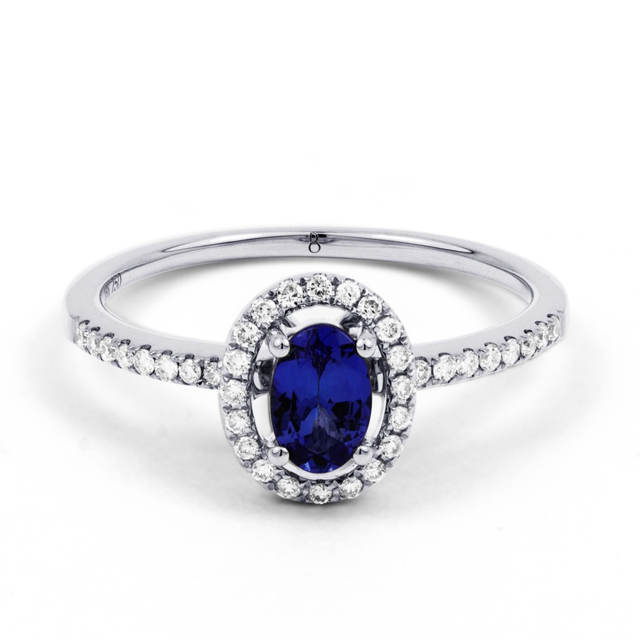 Blue Topaz Gold Cluster Rings Blue Topaz Gold Cluster Rings
