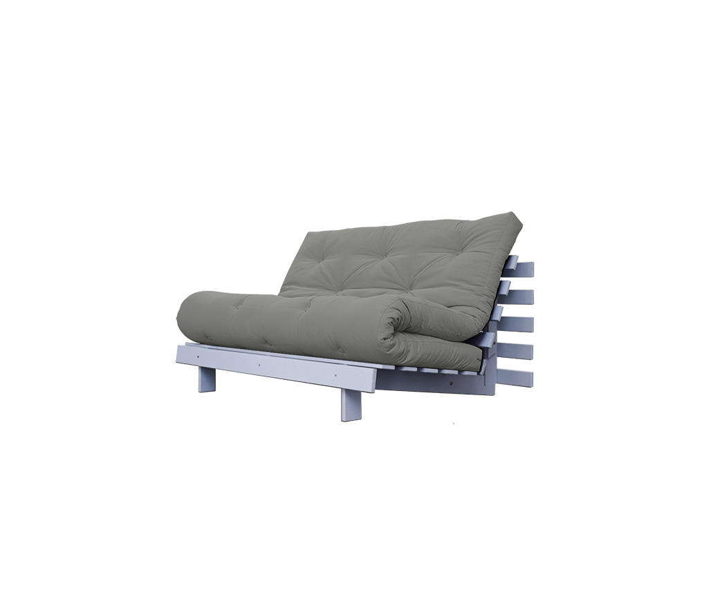 Divano Letto Roots 140 cm Karup grigio chiaro struttura grigio ... Divano Letto Roots 140 cm Karup grigio chiaro struttura grigio ...