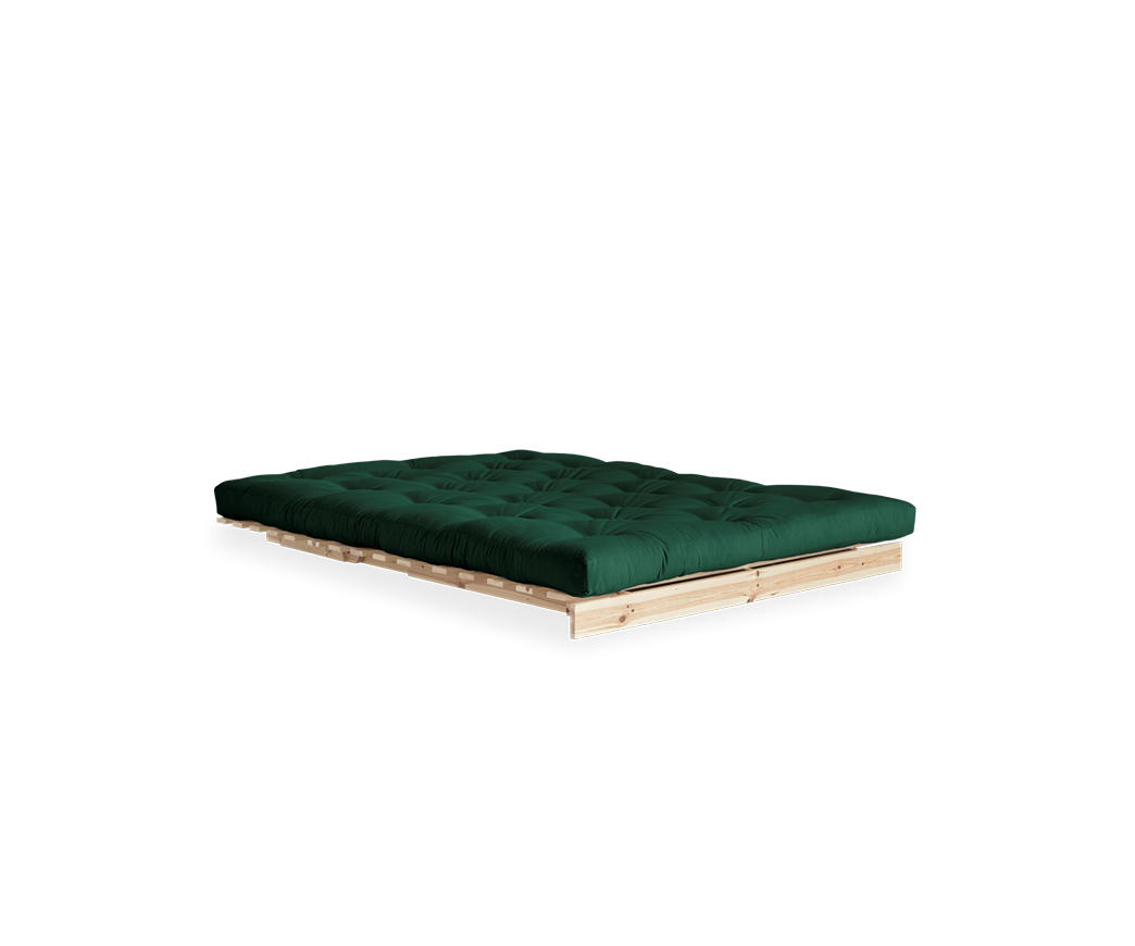 Divano Letto Roots 140 cm Karup verde bottiglia struttura ...